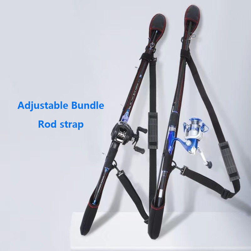 Fishing Rod Case - 新しい釣り竿保護シースケースフライフィッシングロッドカバーポールバッグホルダーベルトストラップラップポータブルツールアクセサリー