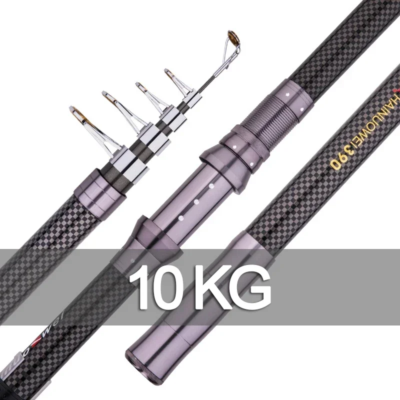 Fishing Rod Surf - 新しい伸縮式携帯ロータリー釣り竿 2.4M、2.7M、3.6M、3.9M、4.5M 釣り竿 旅行 海釣り ロックフィッシング