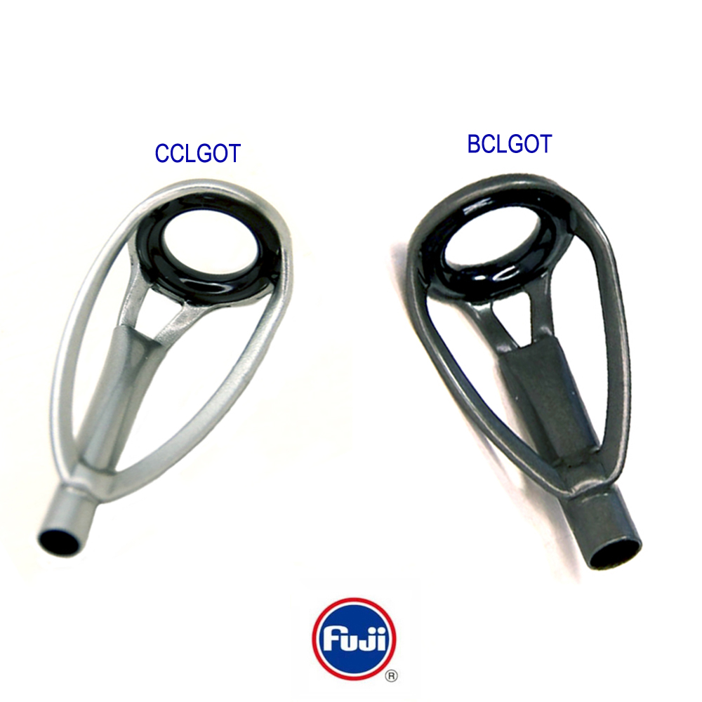 Fishing Rod Tip Replacement - フィッシングロッド、lgステンレス鋼フレーム、ライトスピニングおよびキャスティング用のFuji-topガイド、2個