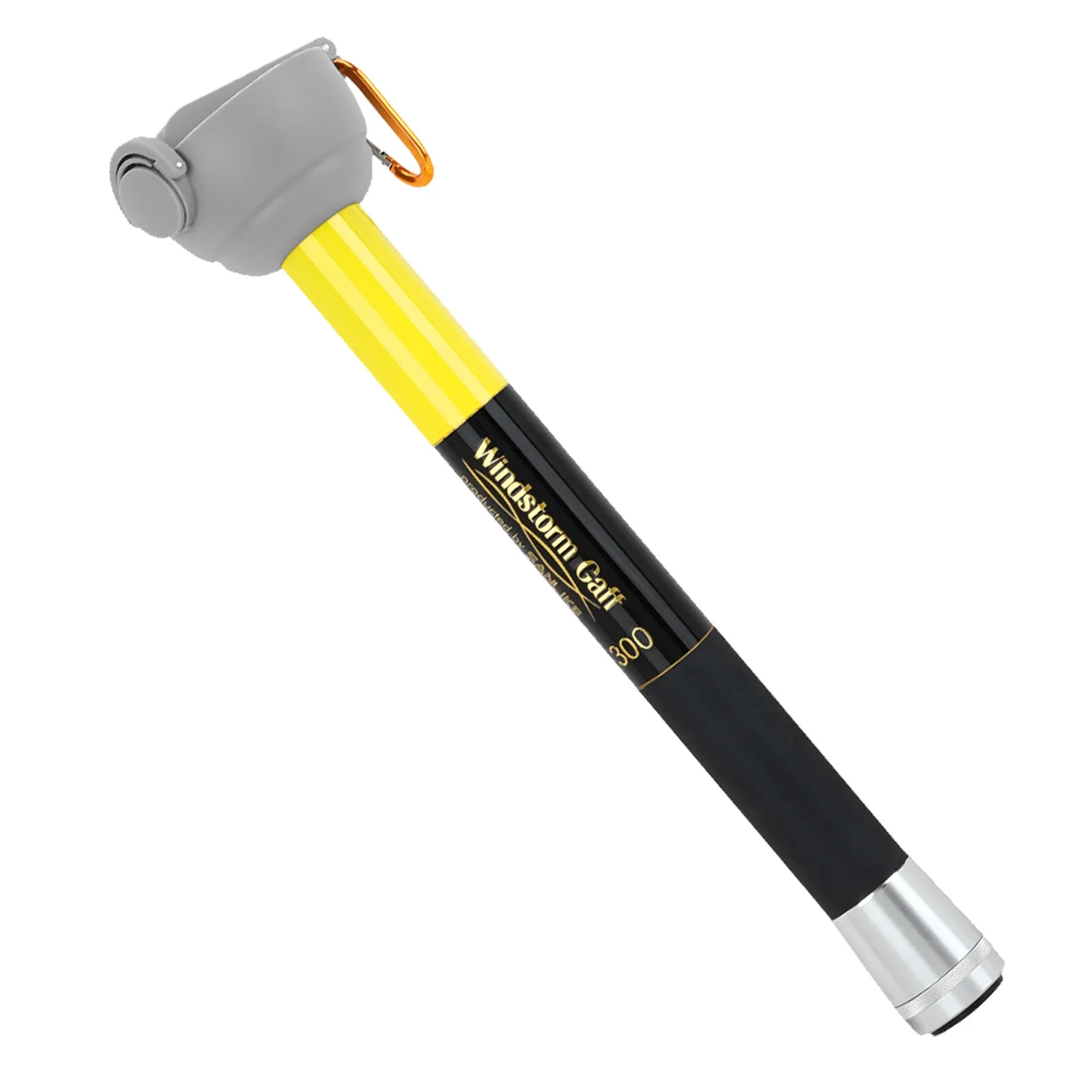 Fishing Rod Carbon Fiber - SANLIKE 7爪ステンレス鋼イカ釣り針 3m 11段グラスファイバー伸縮ロッド EVAプロテクター付き 軽量海釣り