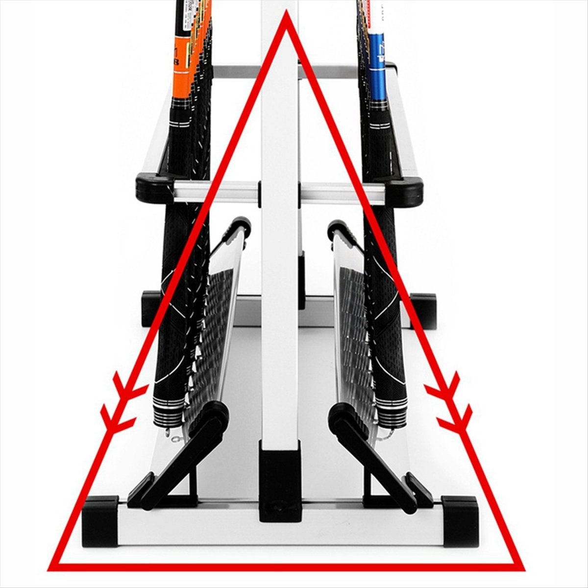 Fishing Rod Holder - ABST アルミ製釣り竿ホルダー 釣り竿収納ラック 容量12本 釣り竿ツール
