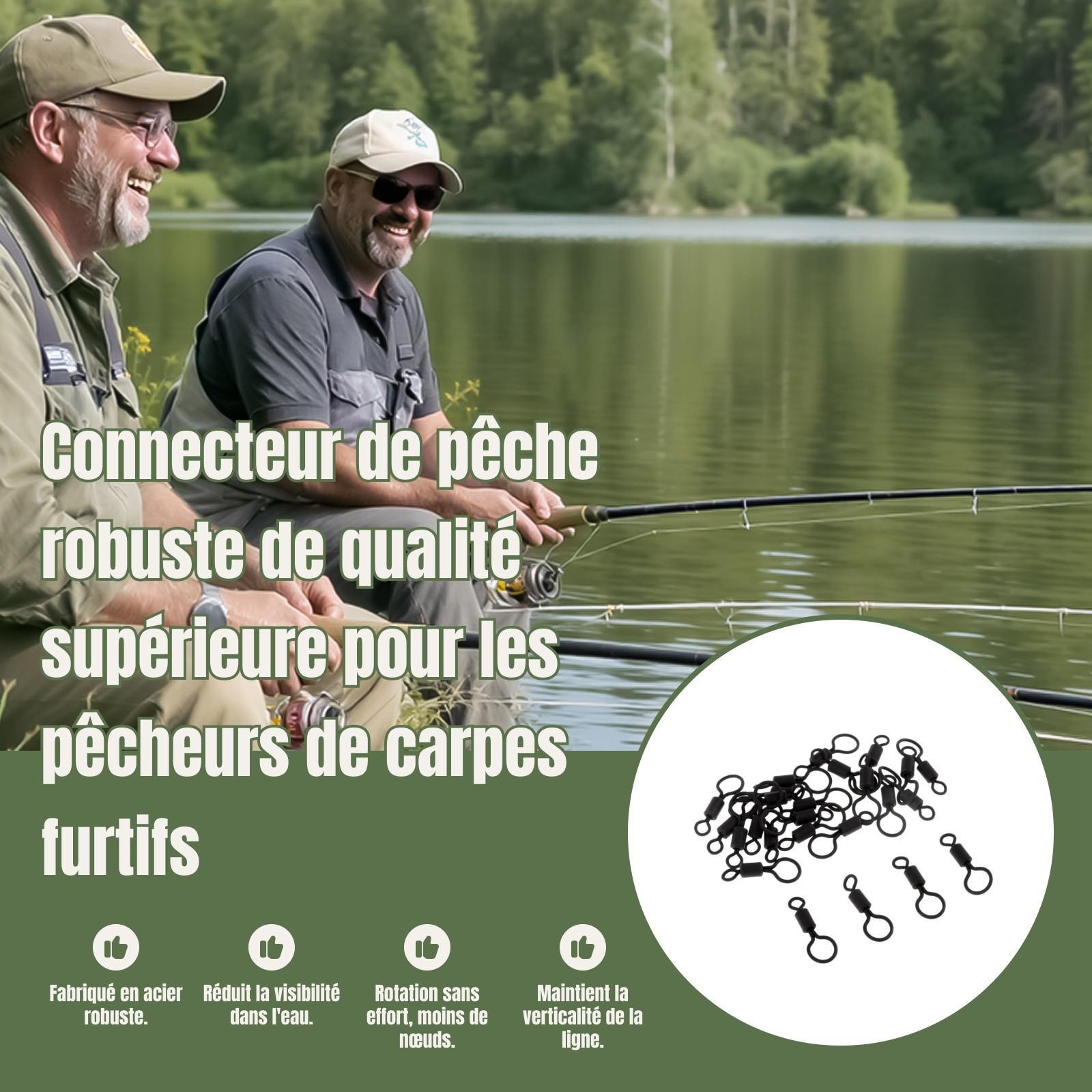 マットブラックフィッシングローリングスイベル回転コネクター（ - Fishing Rod Spinning のレビューと価格