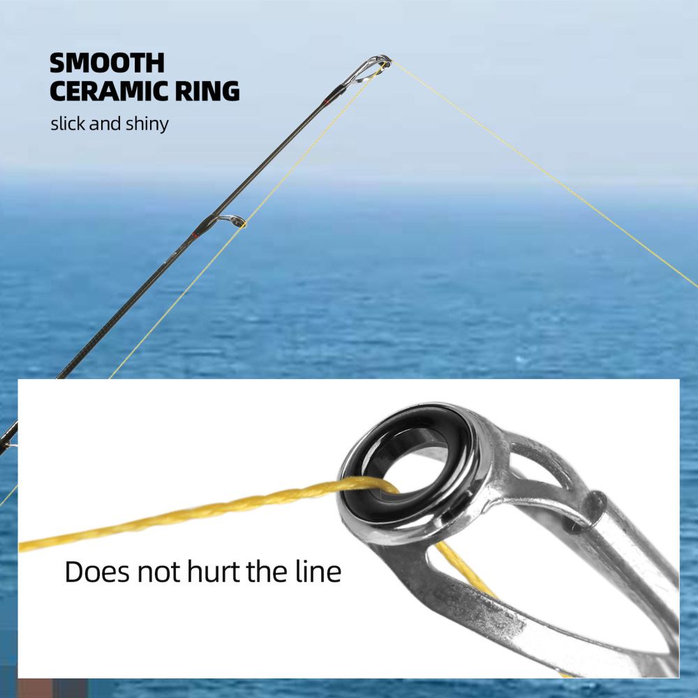 ステンレス製釣り竿先端ガイドリング、絡み防止ルアー、海釣り竿 - Fishing Rod Casting のレビューと価格