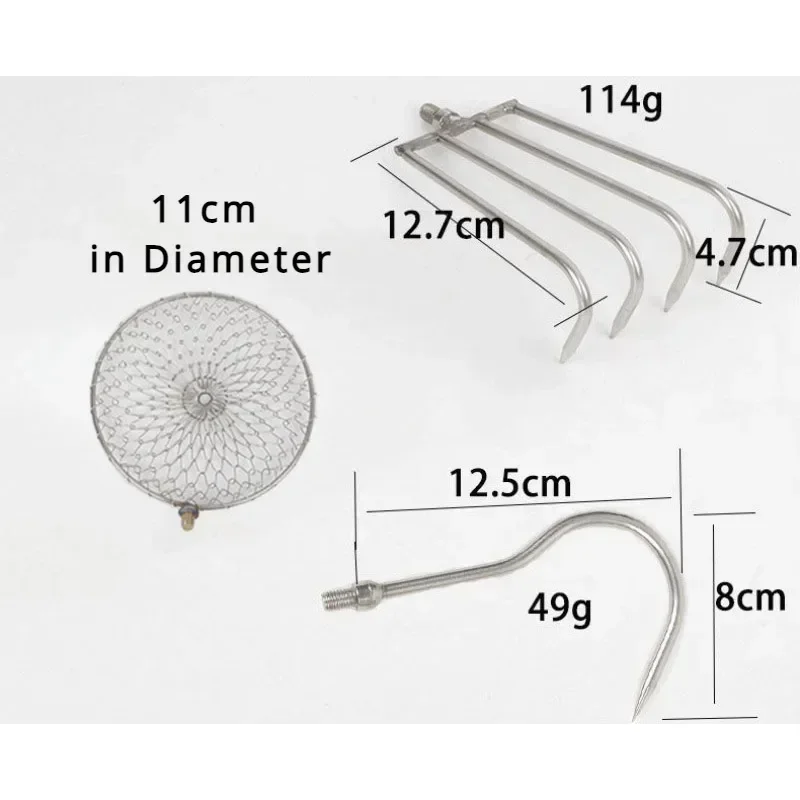 ステンレス鋼伸縮ロッド格納式ハロースペードフックアイススクー - Fishing Rod Ice のレビューと価格