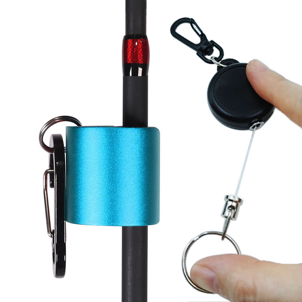 ウェアラブル釣り竿クリップ（ジンガーリトラクター付き）ポータ - Fishing Rod Fly のレビューと価格
