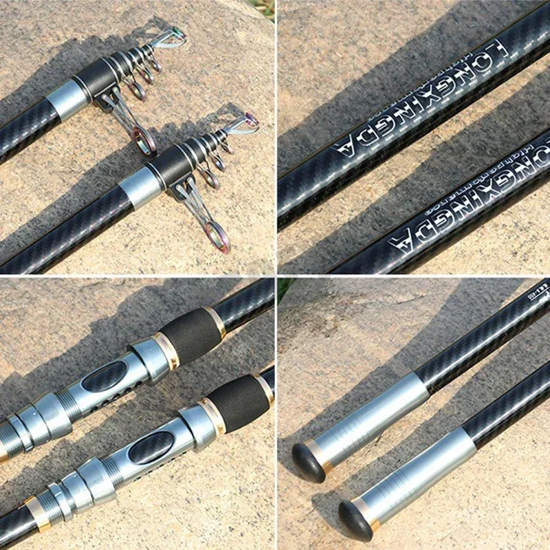 伸縮式釣り竿 3.9m 4.2m 5.0m トラベルサーフロ - Fishing Rod Telescopic のレビューと価格