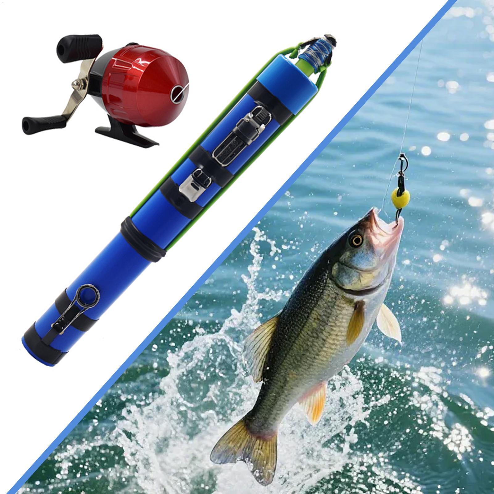 釣り竿 スリングショットデザイン コンパクトな魚用ツール リ - Fishing Rod Combo のレビューと価格