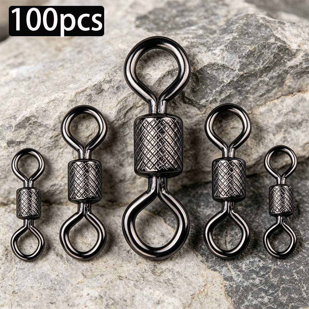 100個/箱 フィッシングスイベル 1 # -14 #    - Fishing Rod Case のレビューと価格