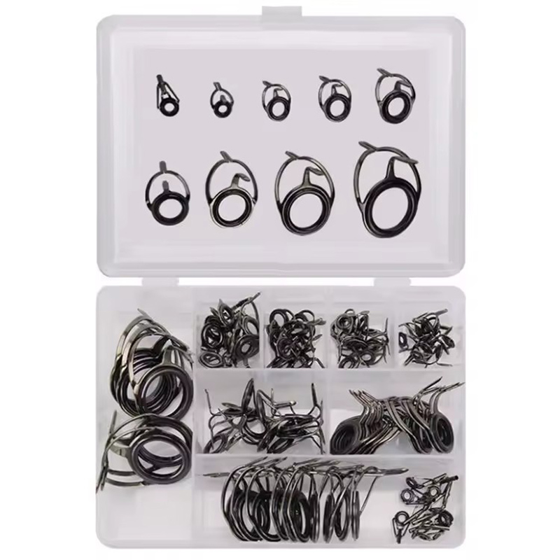WEIHE 75個入りアクセサリー高炭素セラミック製ダブルレ - Fishing Rod Repair Kit のレビューと価格