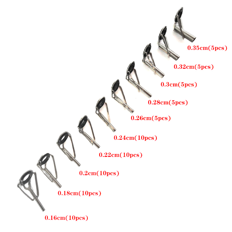 75 ピース/セット釣竿先端修理キット釣竿ガイドアイレット修 - Fishing Rod Tip Replacement のレビューと価格