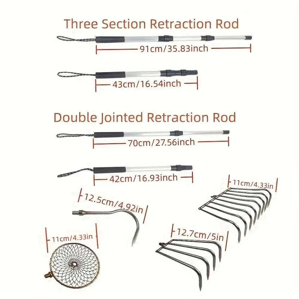 JOOYOO 伸縮式アルミ釣竿 格納式ハロースペードフック、 - Fishing Rod Ice のレビューと価格