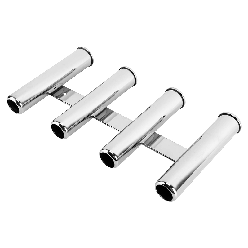 ステンレス鋼 4 チューブロッドホルダーボート釣り竿ラックホ - Fishing Rod Holder のレビューと価格