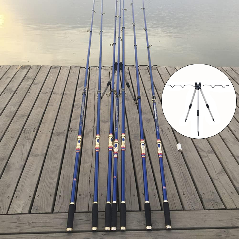 1 個伸縮アルミ合金ホルダー海釣竿用三角ホルダーキャスティン - Fishing Rod Telescopic のレビューと価格