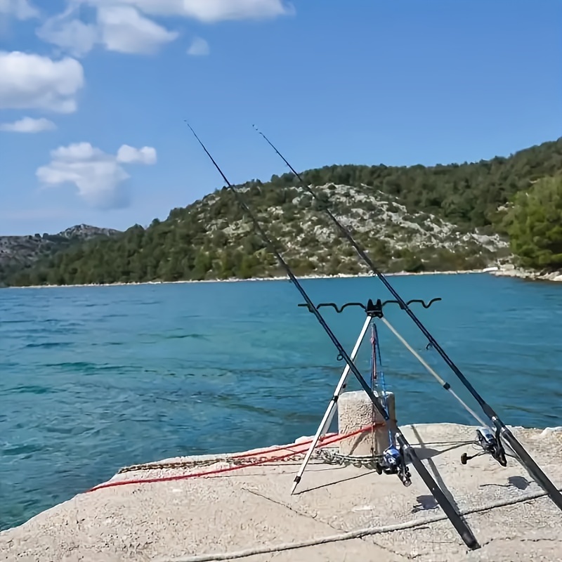 1 個伸縮アルミ合金ホルダー海釣竿用三角ホルダーキャスティン - Fishing Rod Telescopic のレビューと価格