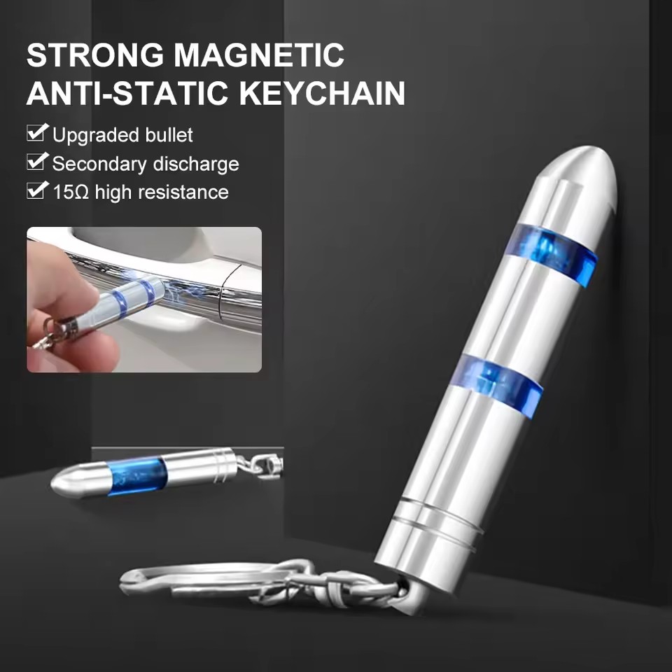 静的ロッド静電気放電器ポータブル帯電防止キーホルダー冬乾燥気 - Fishing Rod Travel のレビューと価格