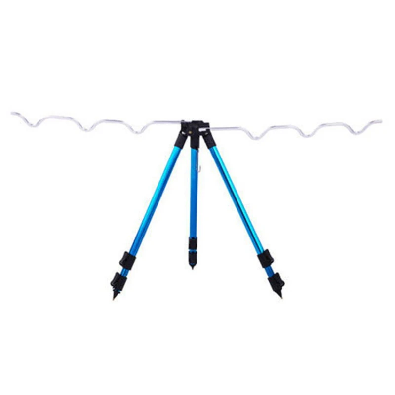 1PC 釣り海竿ブラケットアルミ合金地面挿入三角ブラケット遠 - Fishing Rod Telescopic のレビューと価格