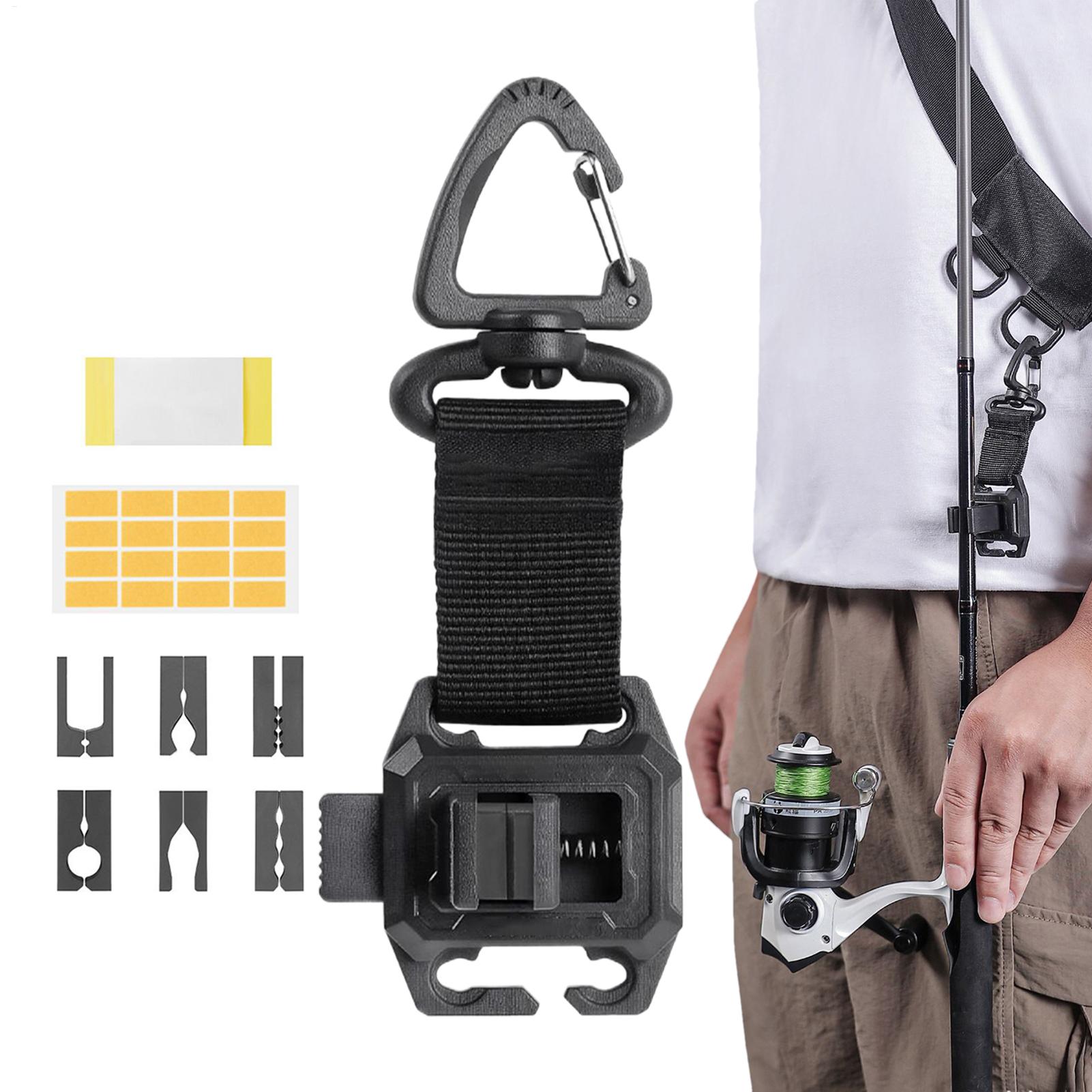 ウェアラブル釣り竿クリップホルダー ポータブルポール 調節可 - Fishing Rod Surf のレビューと価格