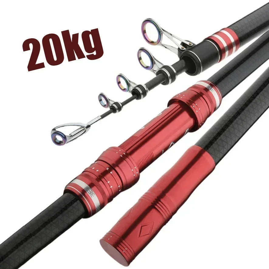 伸縮式釣り竿,20kg, 2.7m, 3.6m, 3.9m, - Fishing Rod Surf のレビューと価格