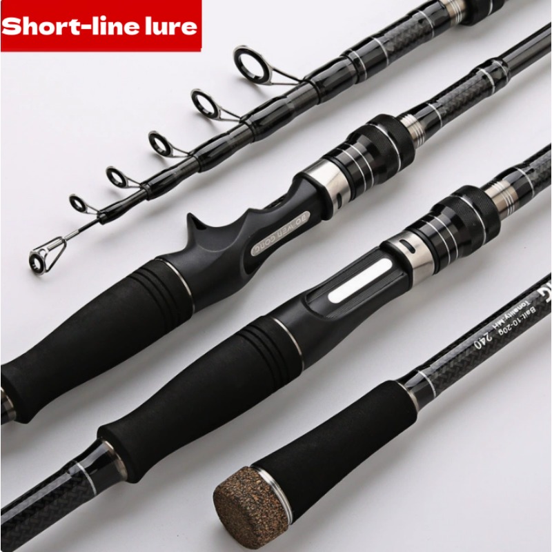 1.8m-3.0m超軽量カーボンファイバー製伸縮式釣り竿 ポ - Fishing Rod Carbon Fiber のレビューと価格