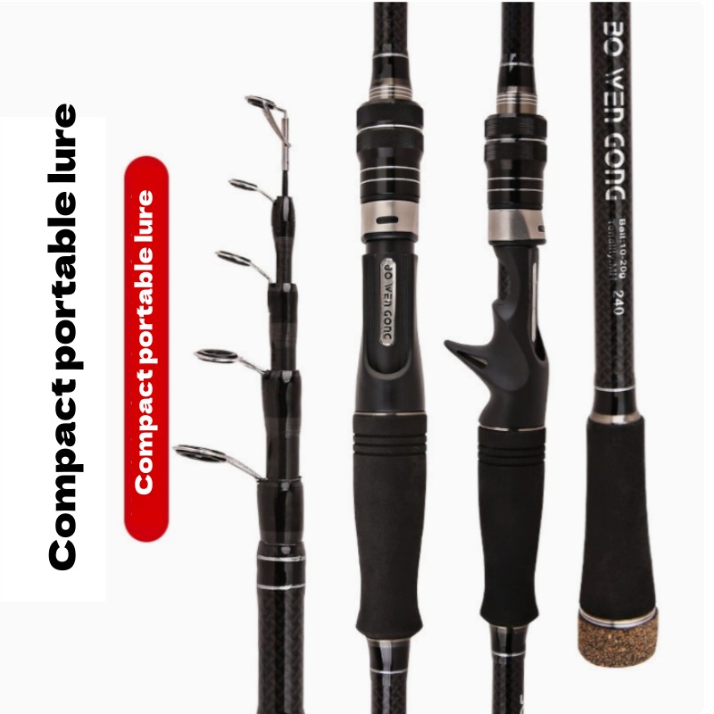 1.8m-3.0m超軽量カーボンファイバー製伸縮式釣り竿 ポ - Fishing Rod Carbon Fiber のレビューと価格