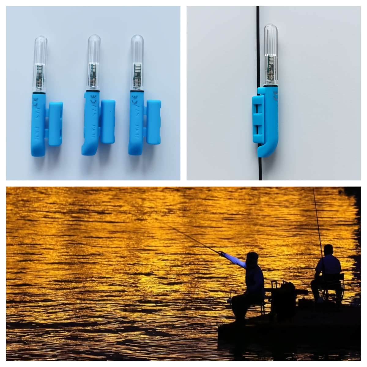2個入り 新型夜釣り竿先端ライト、電子ラフトロッド、キャステ - Fishing Rod Casting のレビューと価格