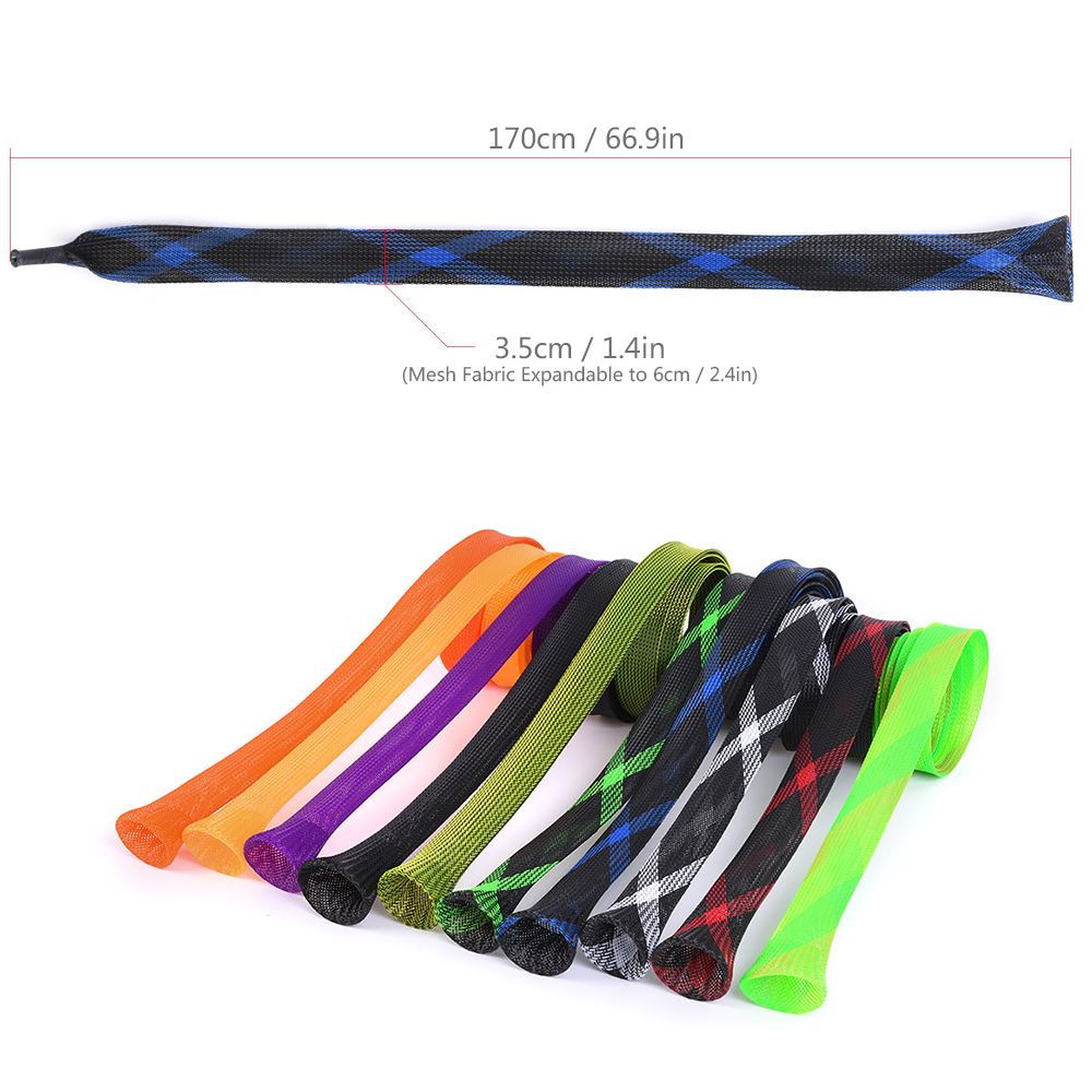 チューブフック190cm釣り竿カバー ロッドスリーブカバー  - Fishing Rod Case のレビューと価格
