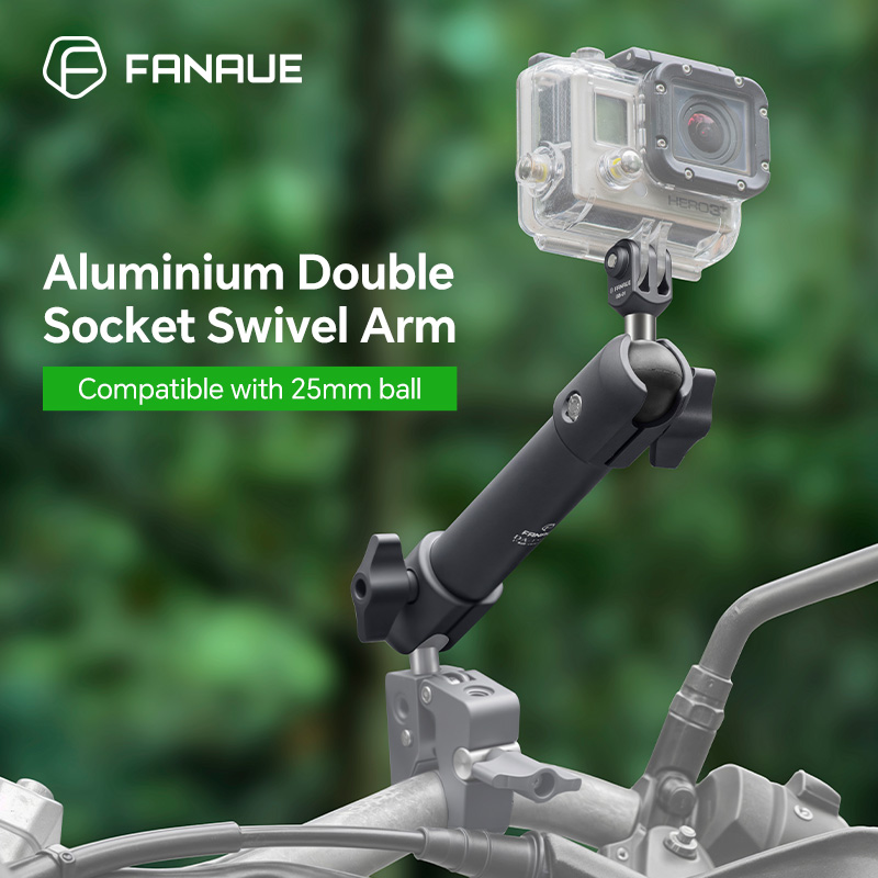 FANAUE オートバイ電話ホルダーボールヘッド双方向回転コ - Fishing Rod Holder のレビューと価格
