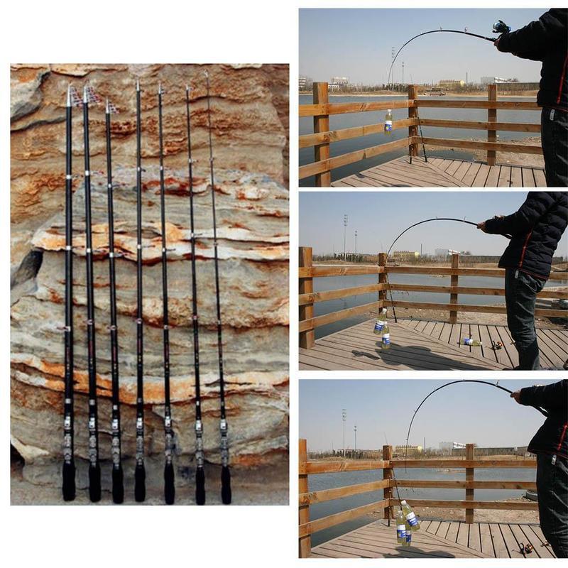 1 メートル調節可能な伸縮式釣り竿実用的な強化グラスファイバ - Fishing Rod Casting のレビューと価格