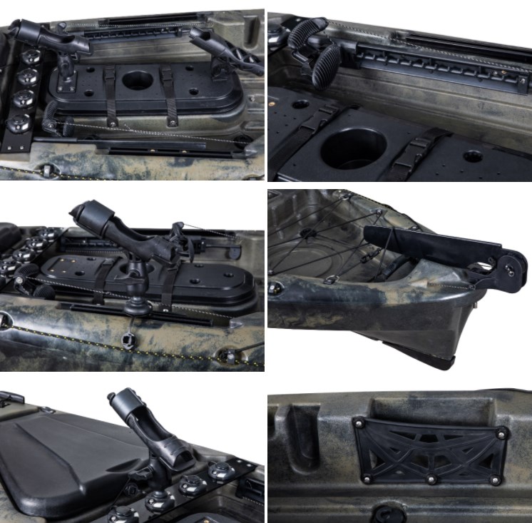 LSFファーストクラスシングルフィッシングカヤックプラスチッ - Fishing Rod Holder のレビューと価格