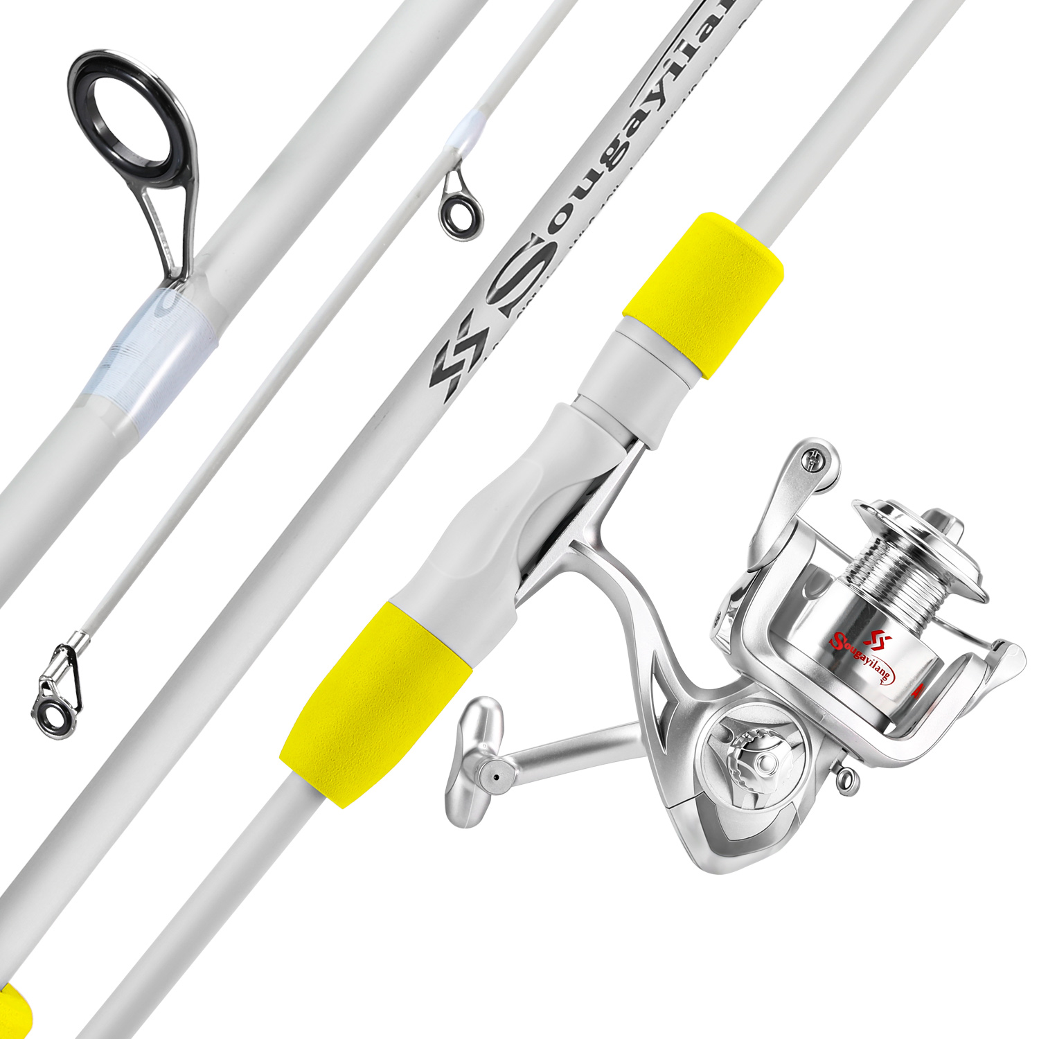 ソウゲイラン 2セクション スピニングフィッシングロッドとフ - Fishing Rod Carbon Fiber のレビューと価格