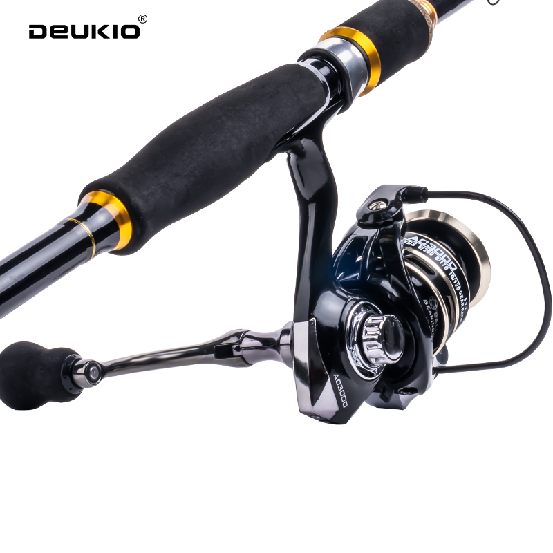 DEUKIO 釣り竿リールコンボ 1.8 2.1m カーボン - Fishing Rod Carbon Fiber のレビューと価格